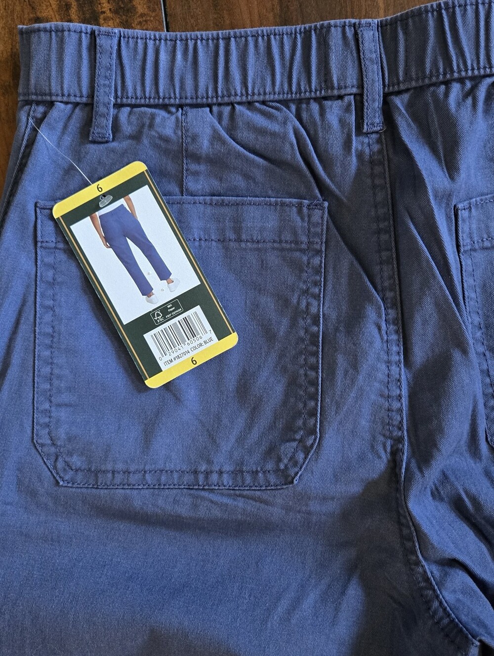 G.H. Bass & Co. Women's Chino Ankle Blue Pants Size 6 - Picture 8 of 11